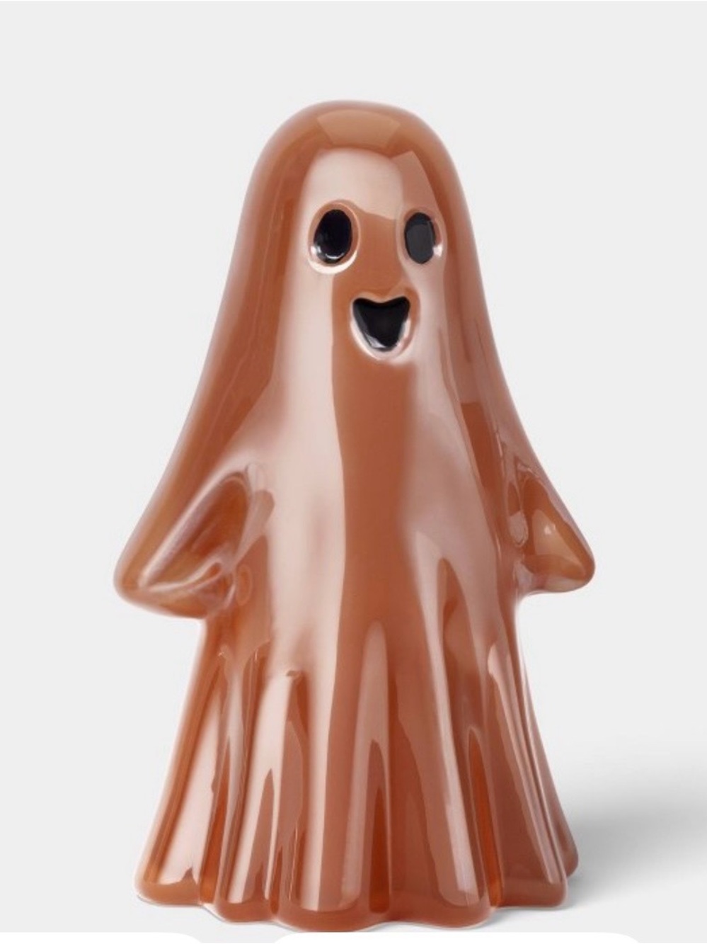Glass Amber Ghost Decorative Sculpture Amber - Hyde and EEK!